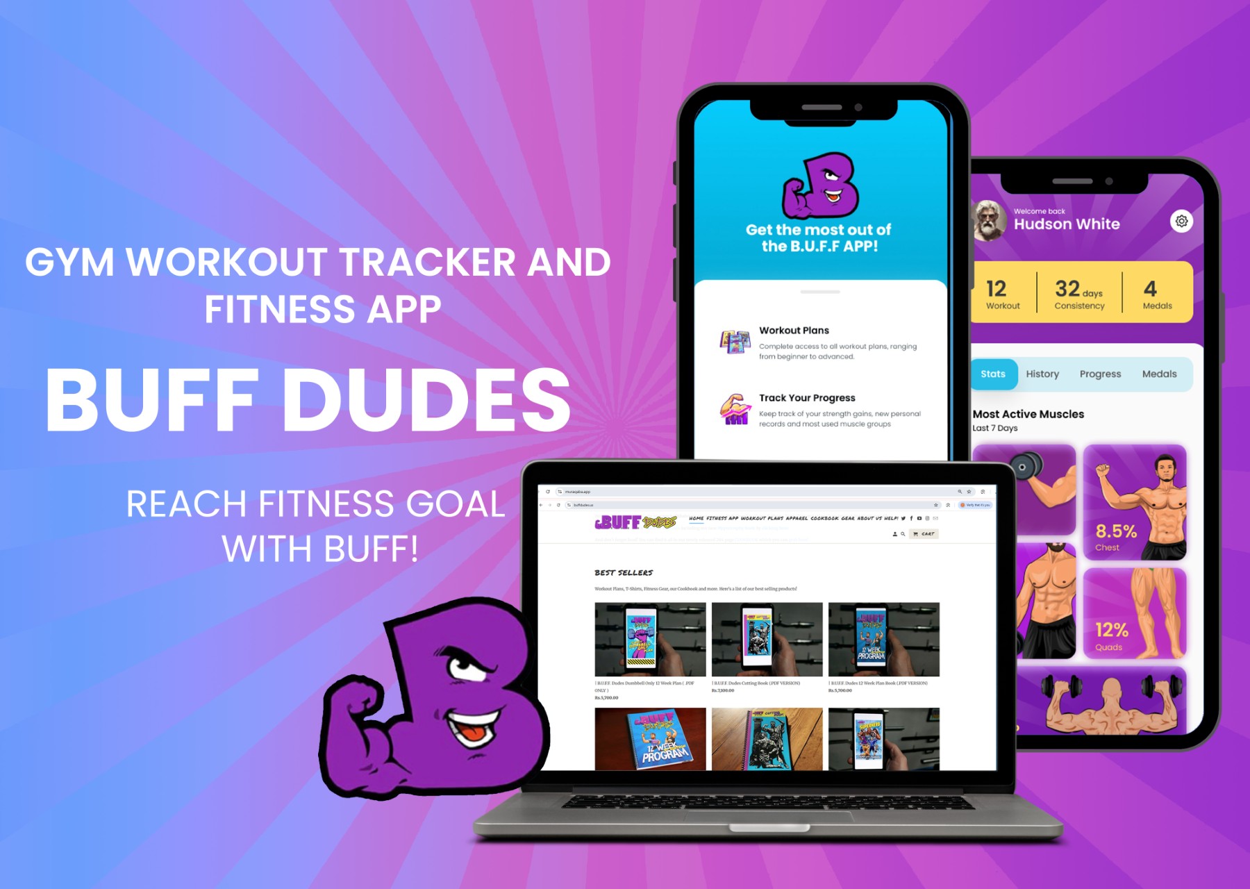 Buff Dudes Project Mockup