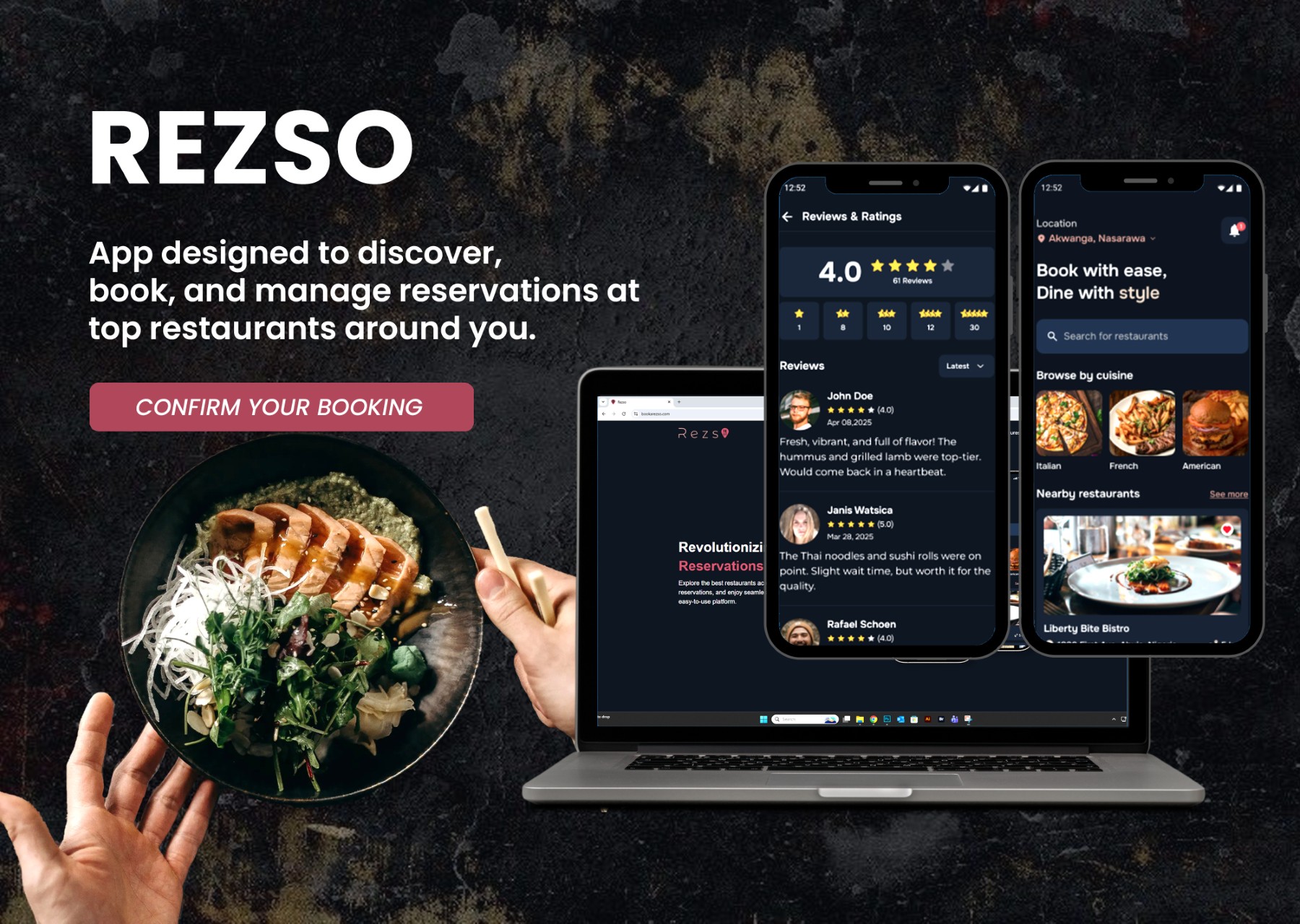 Rezso Project Mockup