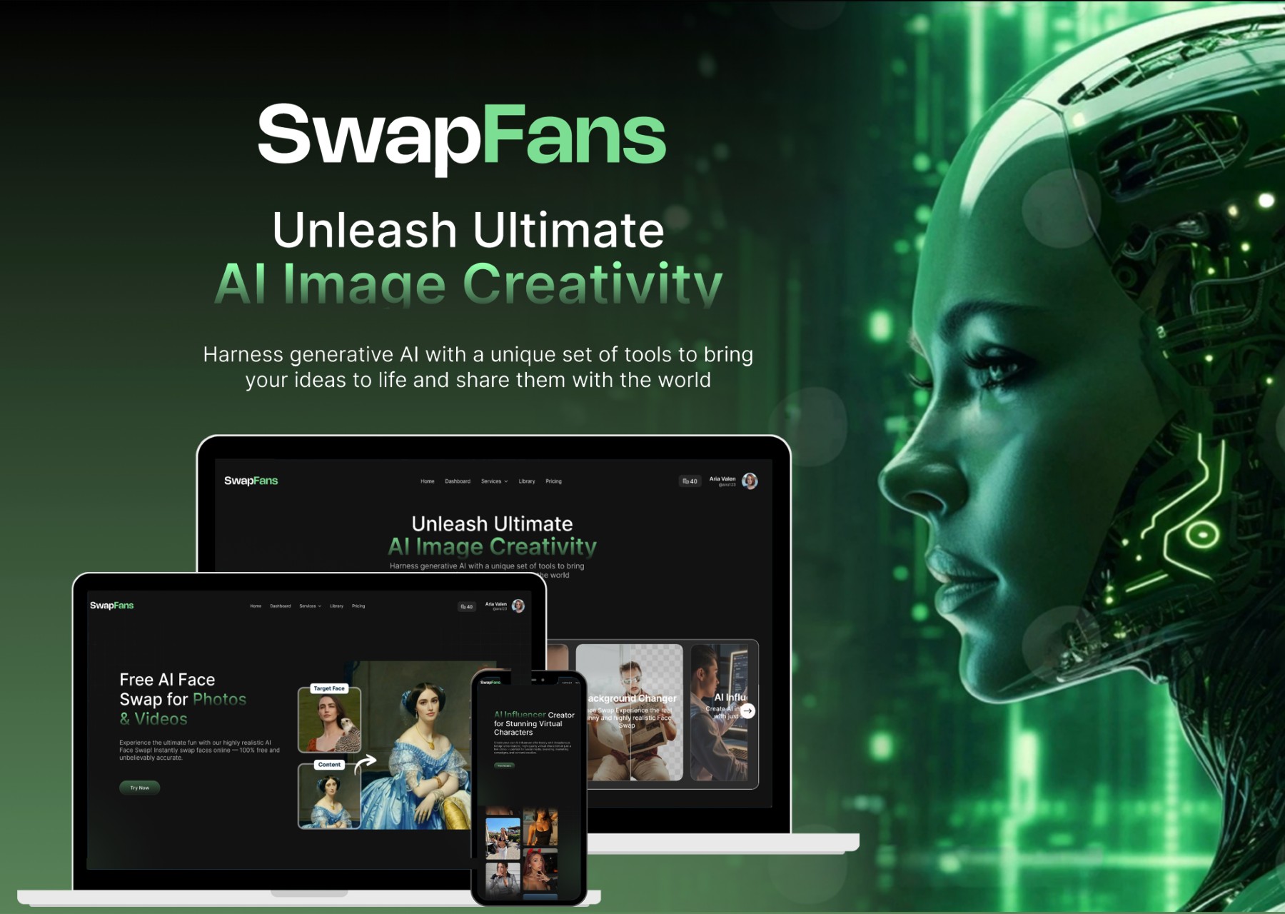SwapFans Project Mockup