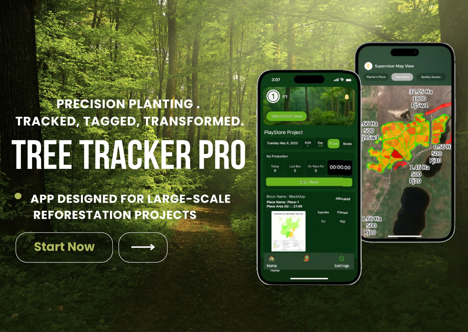 Tree Tracker Pro Project Mockup
